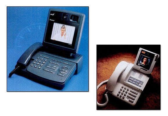 Vintage video-calling technology. Image from Twitter.