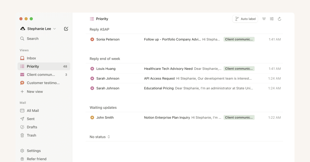 Eliminate email busywork with Notion Mail best practices