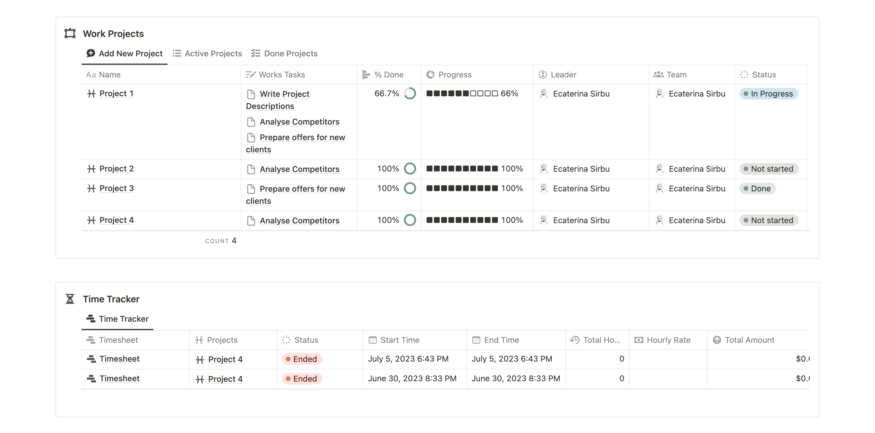 Project management templates 6