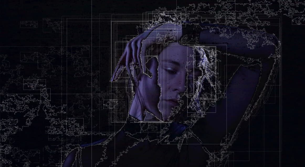 A still from Char's "Empathy Machine Interaction" show. Image from Char Stiles.